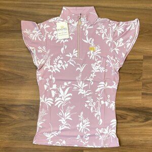 Kastel Denmark Floral Flutter Sleeve Sun Shirt - Lilac - XS